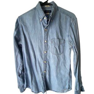 Men's J.Crew Denim Untucked Button Up Shirt